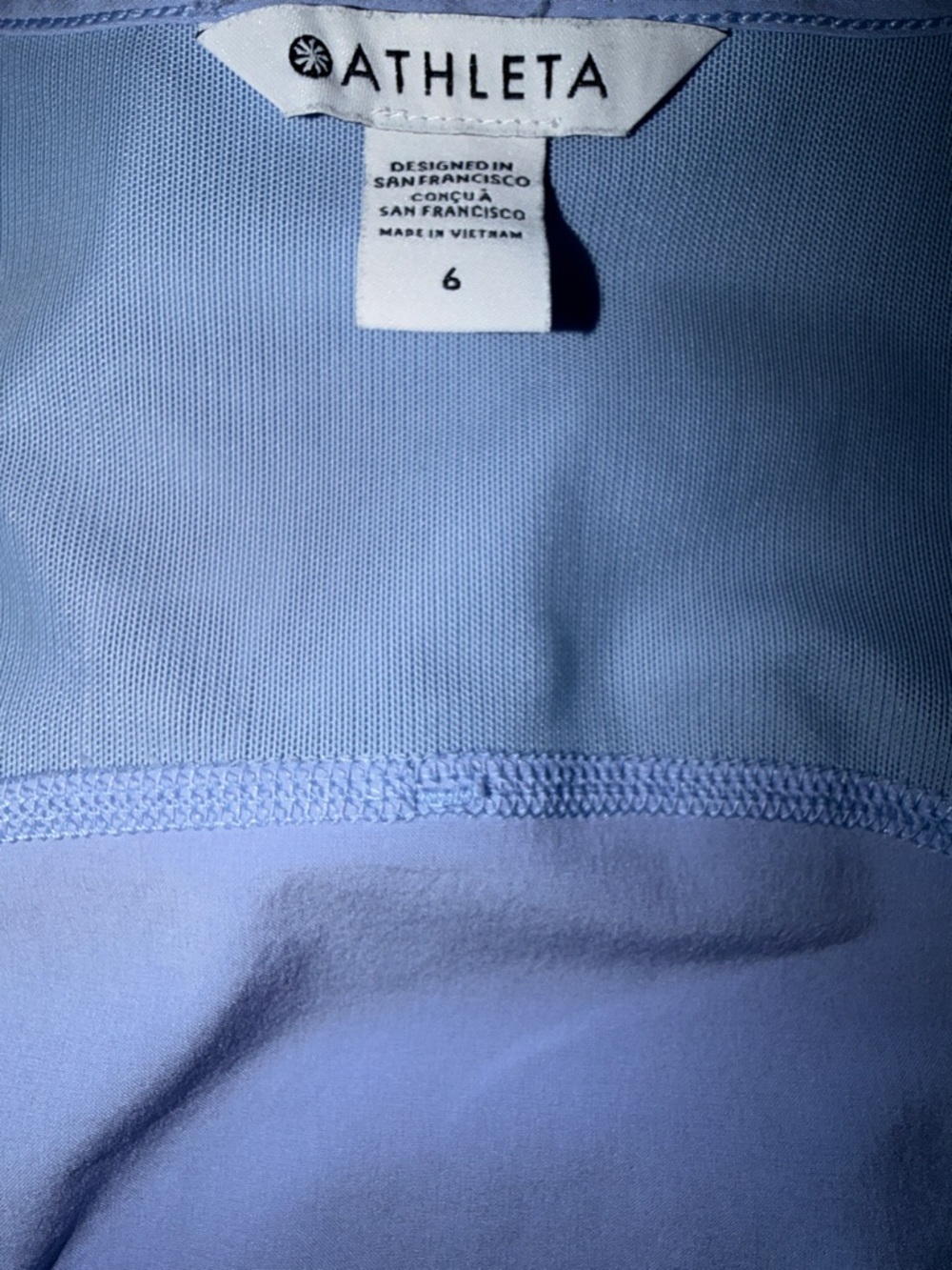 Athleta Light Blue Sleeveless Mini Dress - Picture 7 of 9